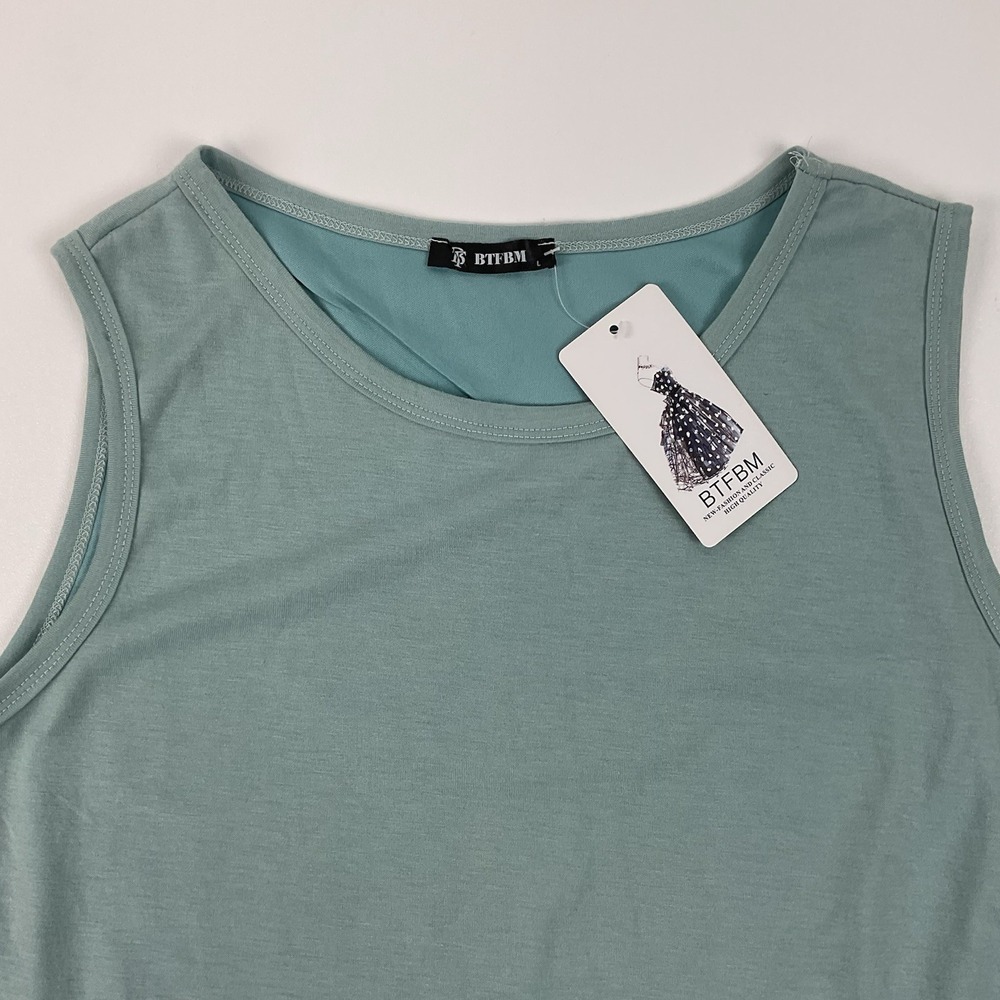 BTFBM Sleeveless Dress Women's Large Layered NWT Classic Style - Picture 2 of 6